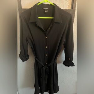 Millenium Womens Black Shirt Dress